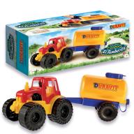 Tractor de tambo en caja