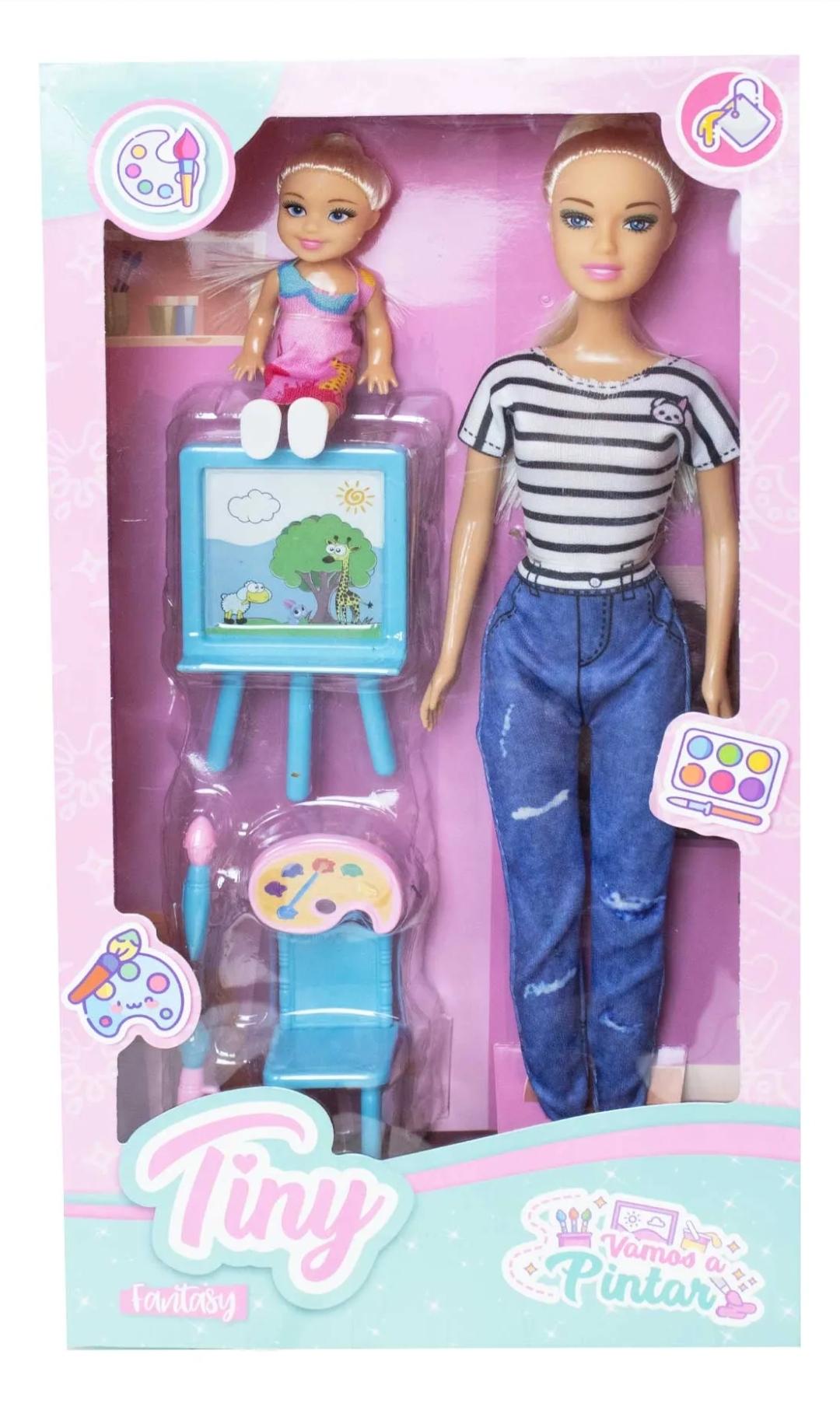 Muñeca tiny vamos a pintar-54461