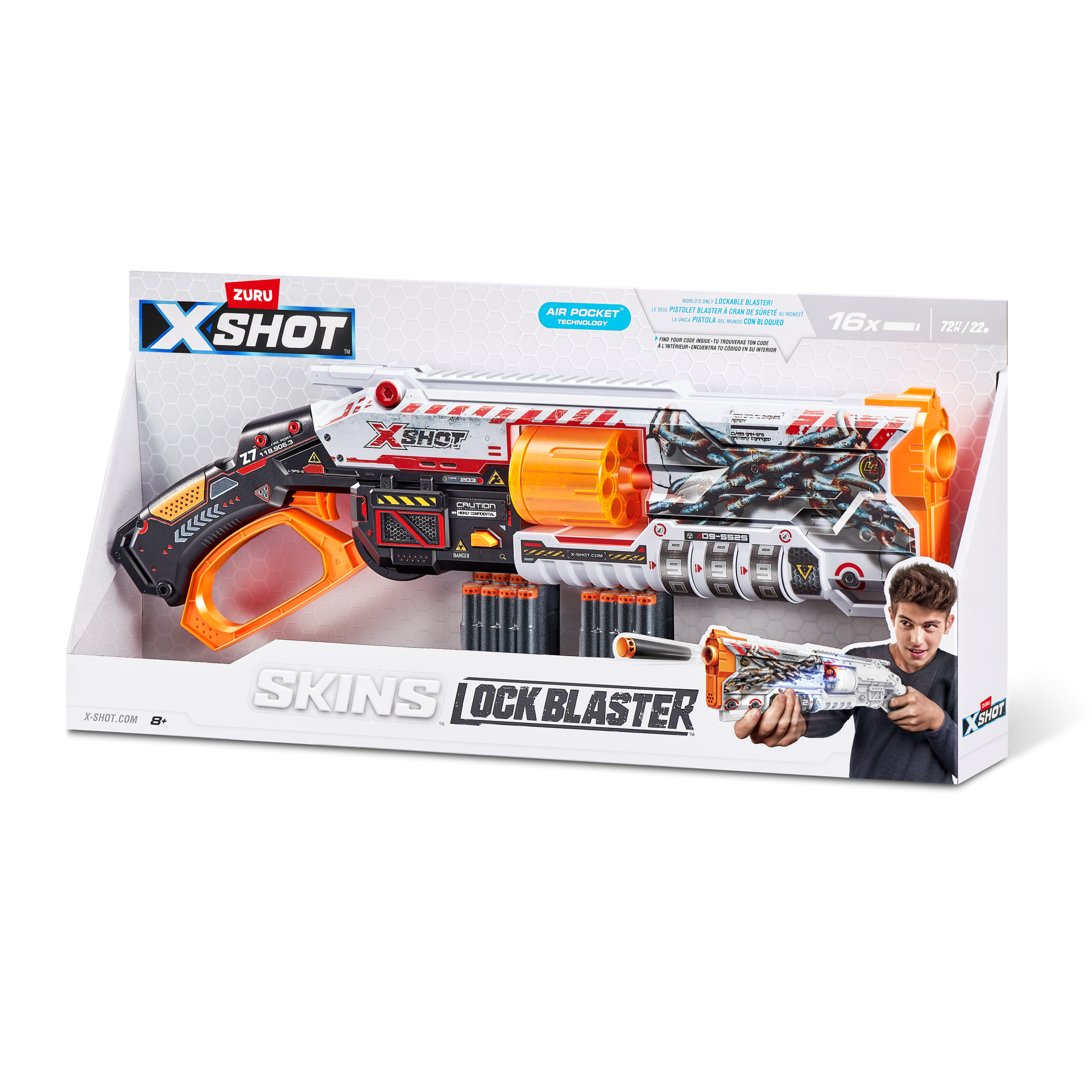 Pistola Skins Lock Blaster