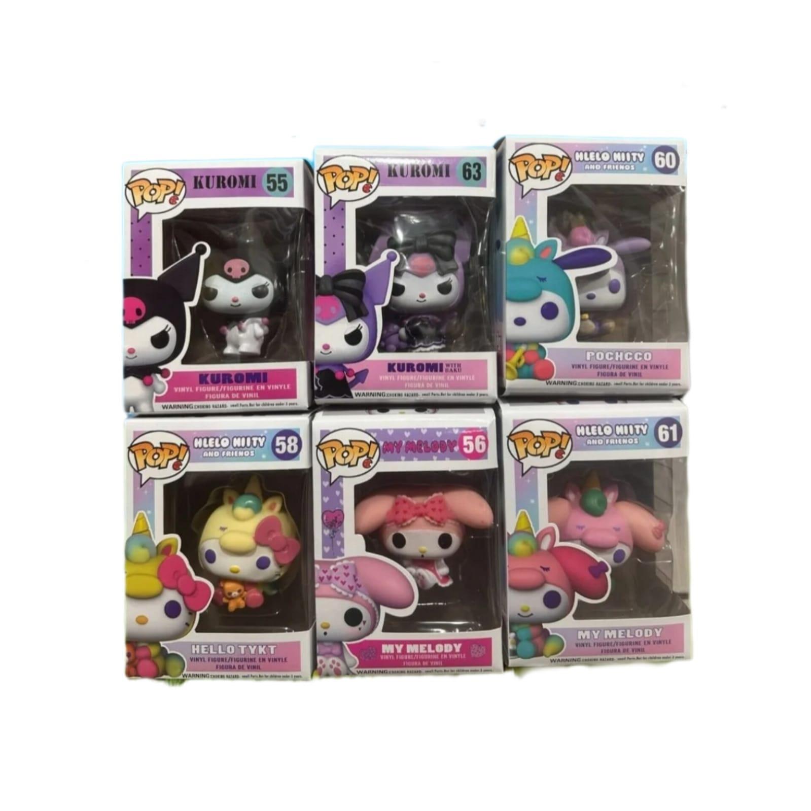 Muñeco pop kuromi/Hello Kitty