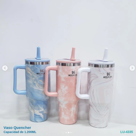 Vaso Quencher marmolado 1,2L