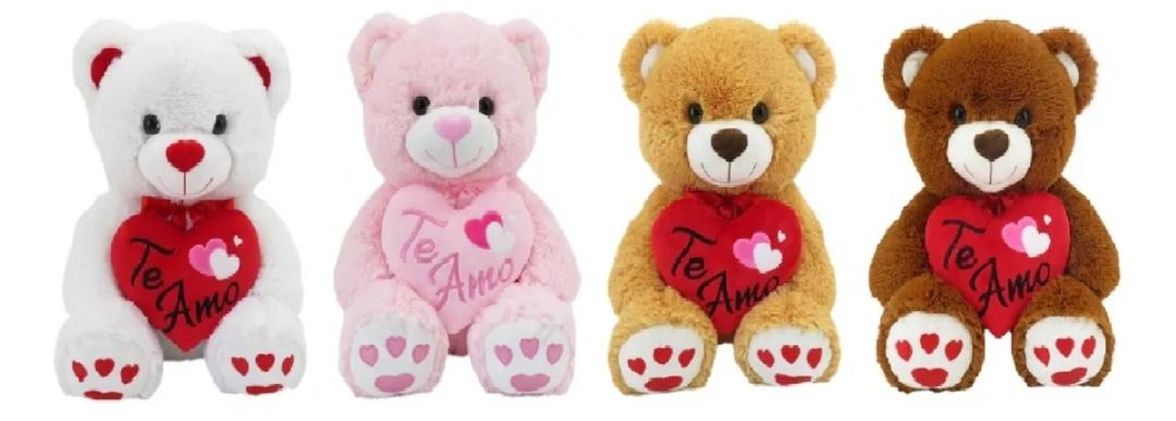 Oso con corazon gde -50cm