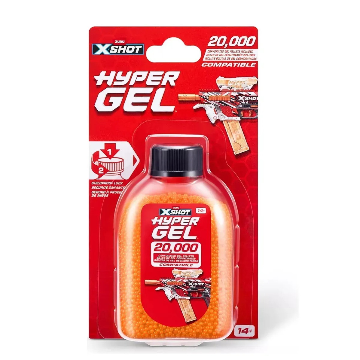 X-Shot recarga Hyper gel x 20000-7603