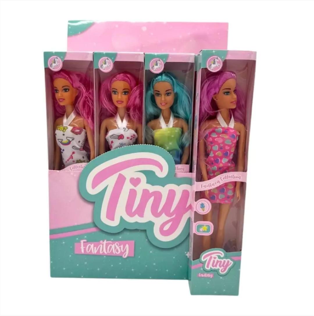 Muñeca Tiny pelos de colores-55028