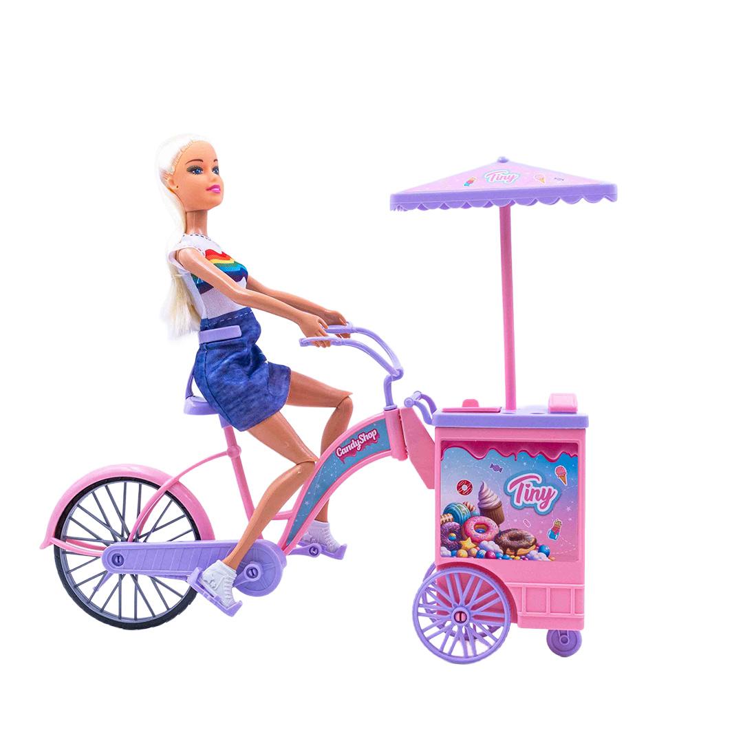 Muñeca Tiny y su bici Candy-55863