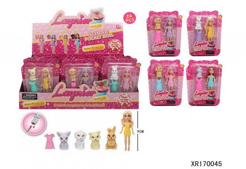 Muñeca + mascota blister-16806/08