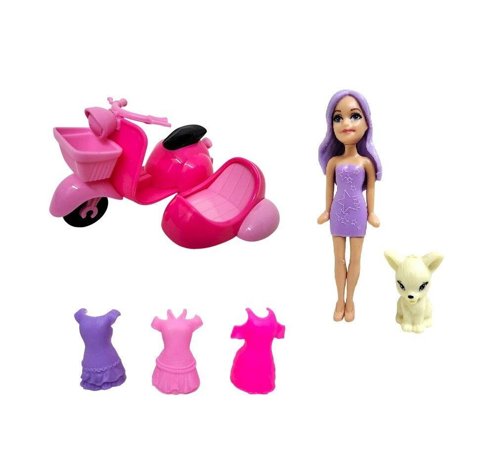 Muñeca Luli Star y su moto-55851