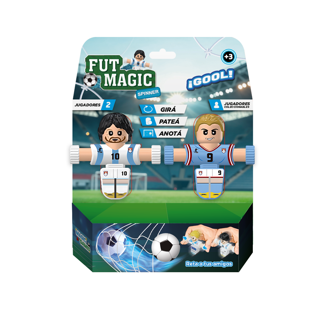 Muñeco Fut Magic Spinner x 2- IKFUT002