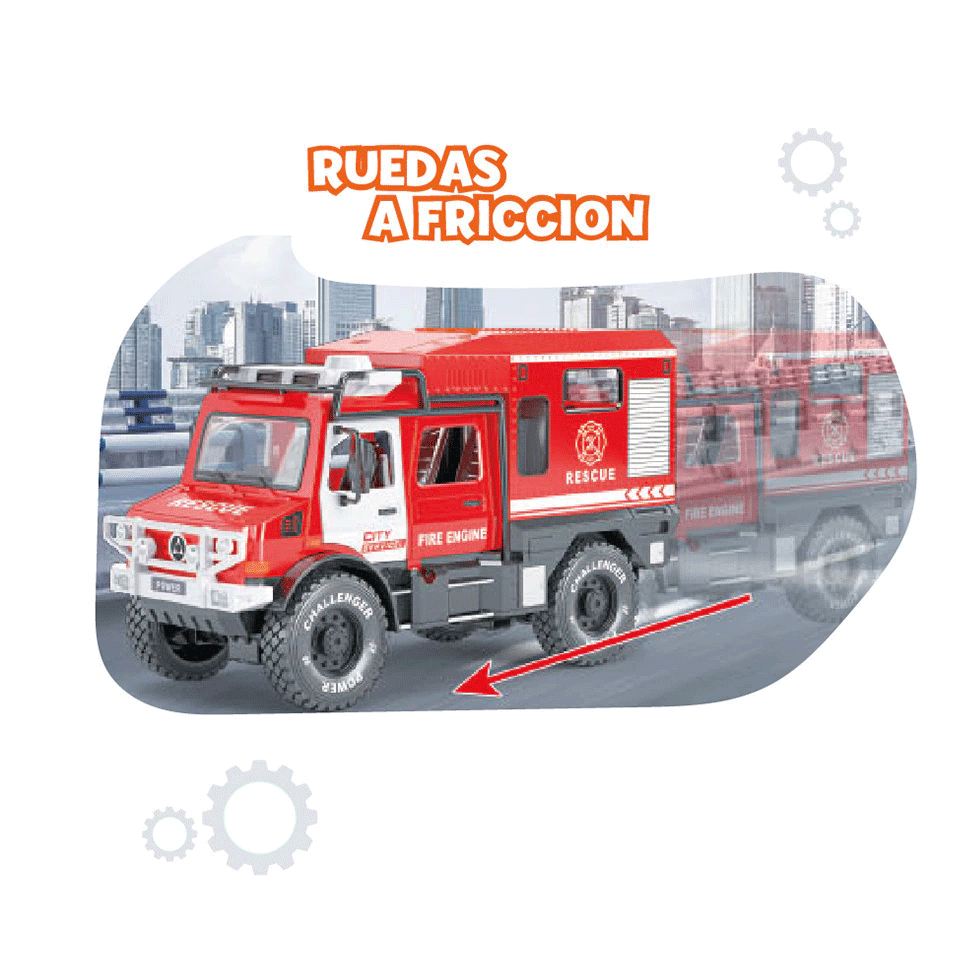 City series ambulancia c/luz y sonido-IK0717