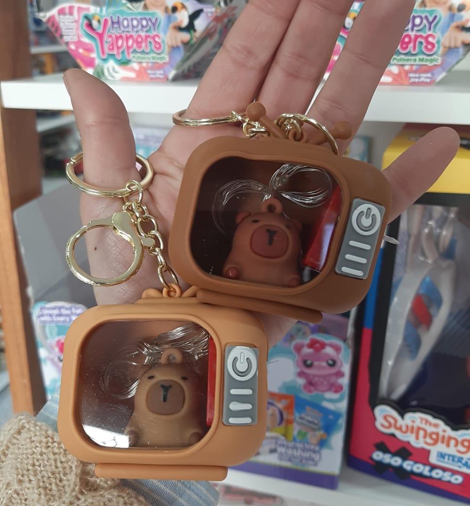 Llavero con luz Sanrio/Stitch/Capi/Labubu