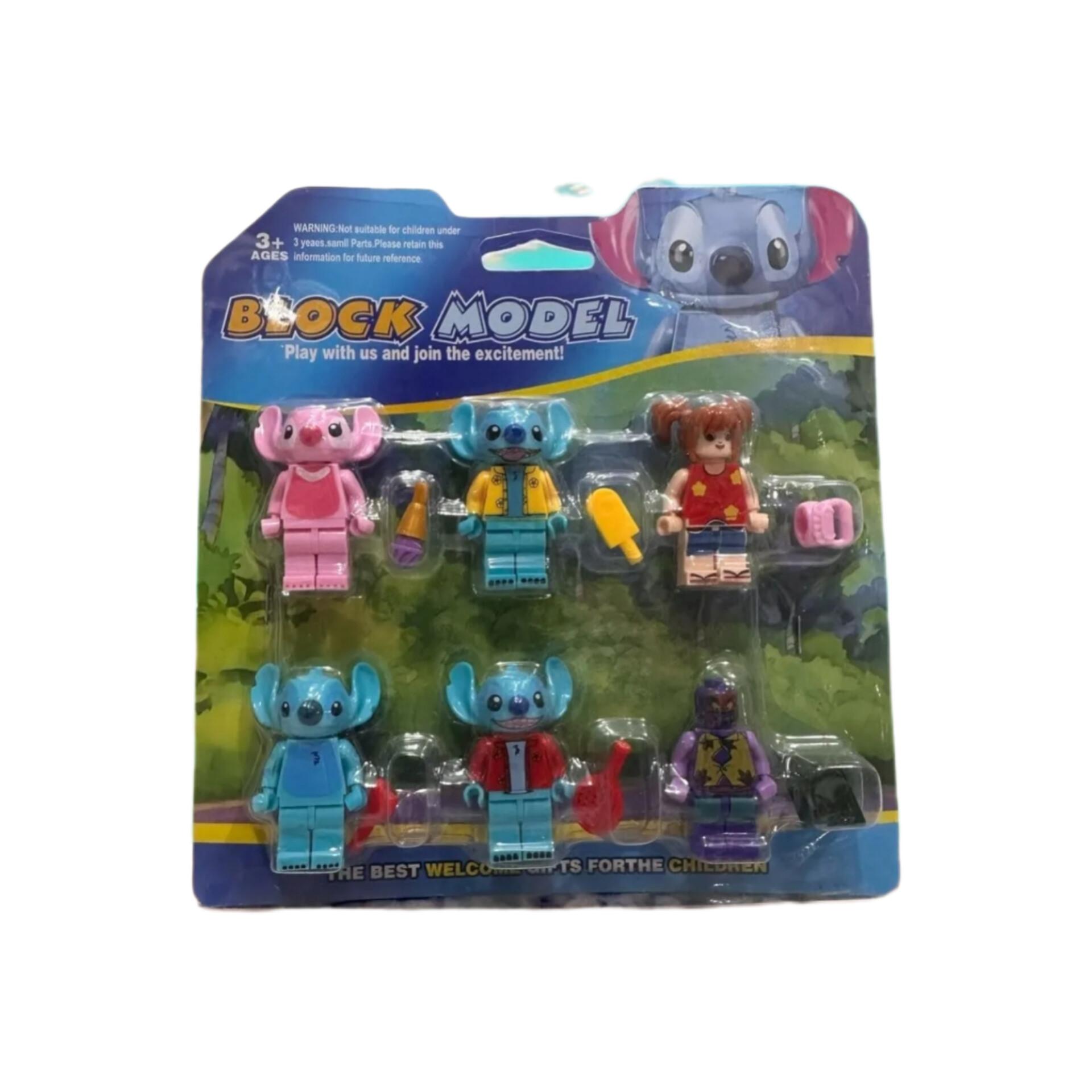 Muñeco tipo lego x 6-3mod