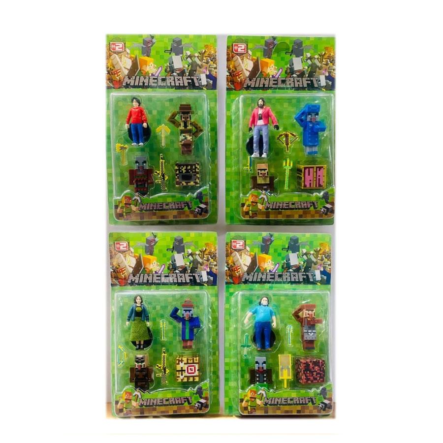 Muñeco Minecraft c/accesorios