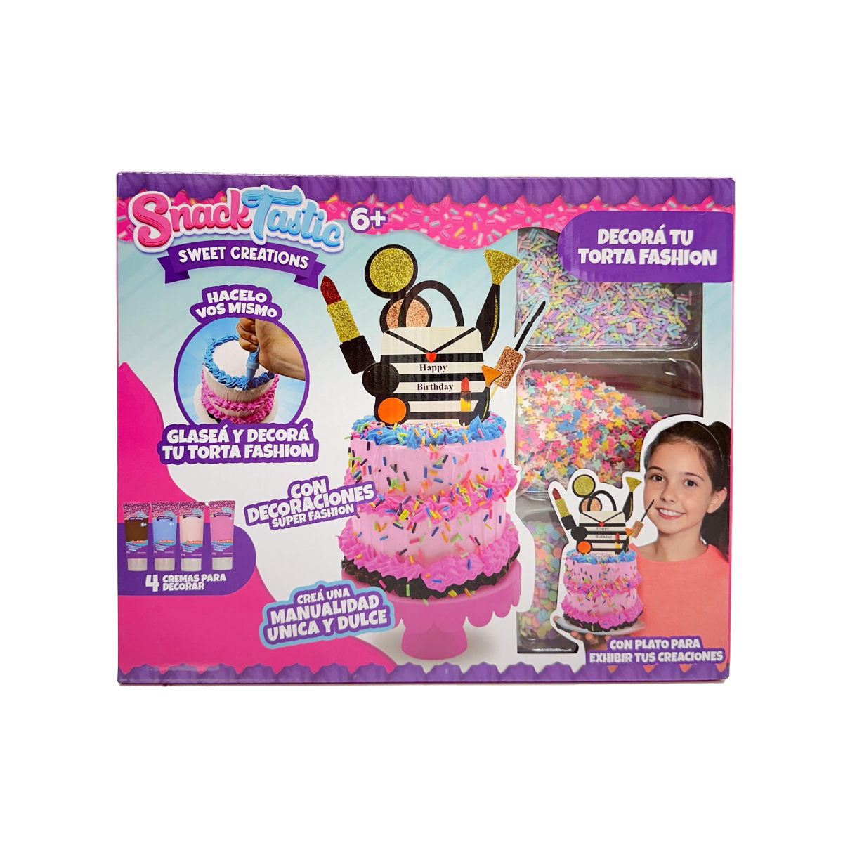 Snack tastic decorá tu torta fashion-SIS0013