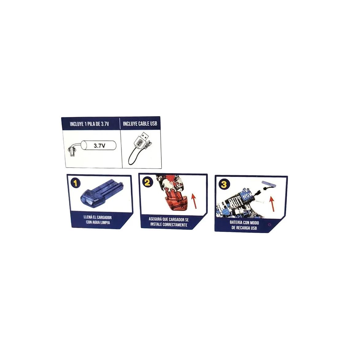 Pistola de agua a bateria jet-8942