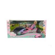 Muñeca Tiny piloto de carreras-56661