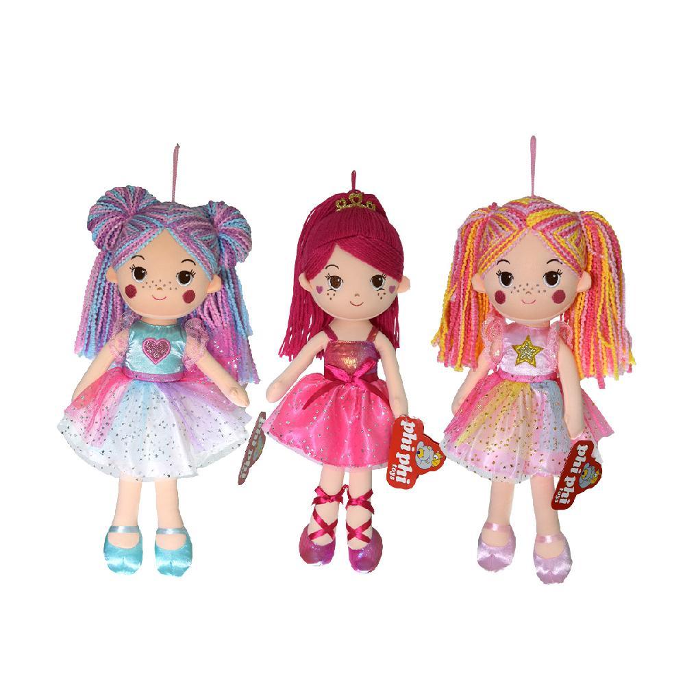 Muñeca de tela 38cm-6102