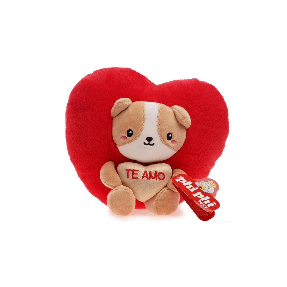 Corazon con cara de animales 20cm-8296