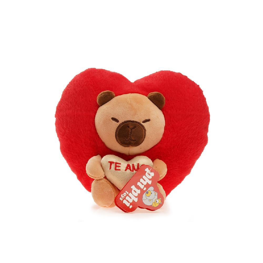 Corazon con cara de animales 20cm-8296