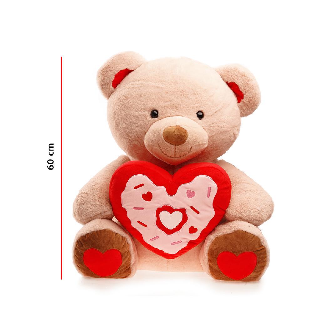 Oso con corazon 60cm-8831
