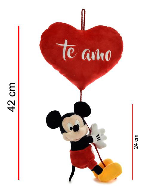 Mickey colgante con corazon 42cm-MY009