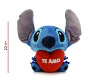 Stitch con corazon 20cm-ST007