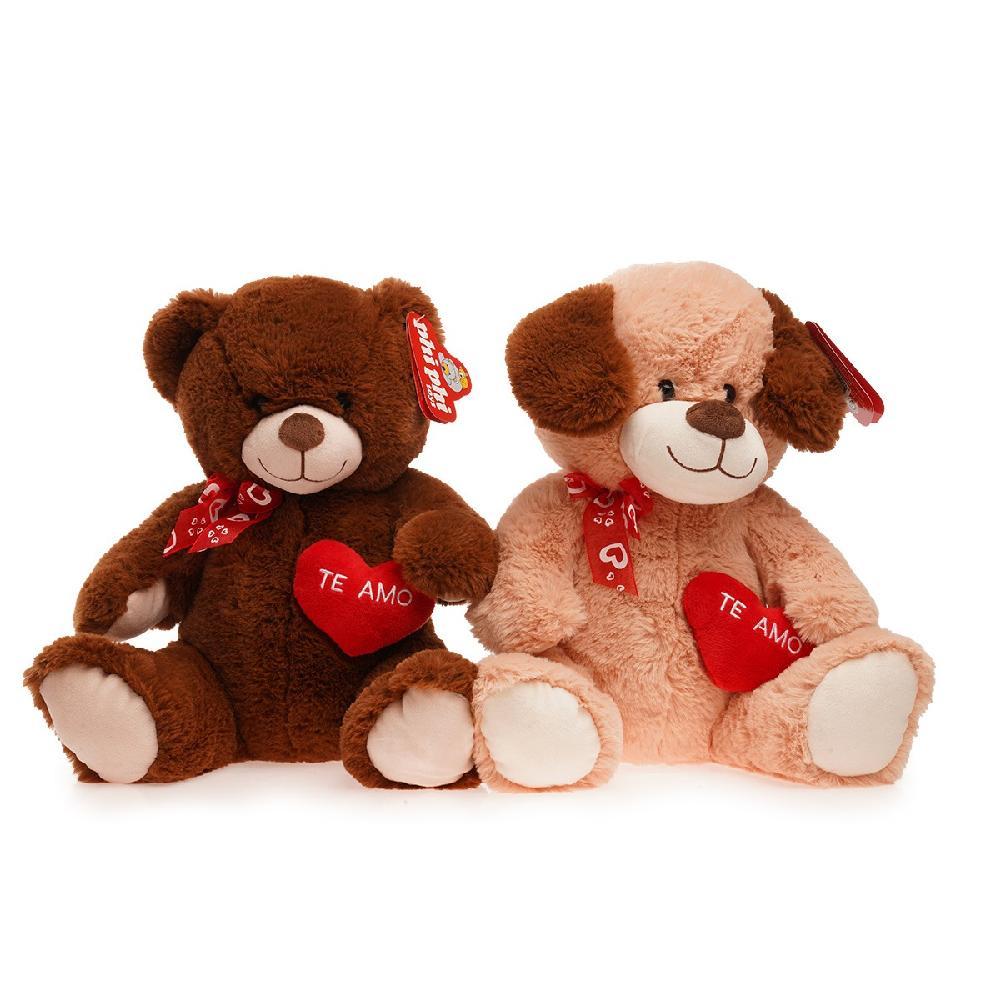 Perro Oso con corazon 40cm -1439