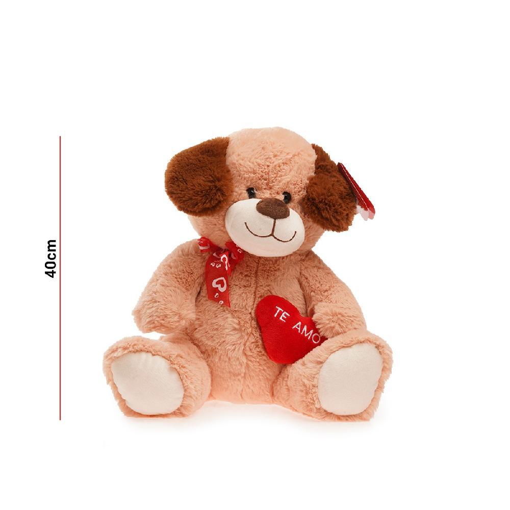 Perro Oso con corazon 40cm -1439