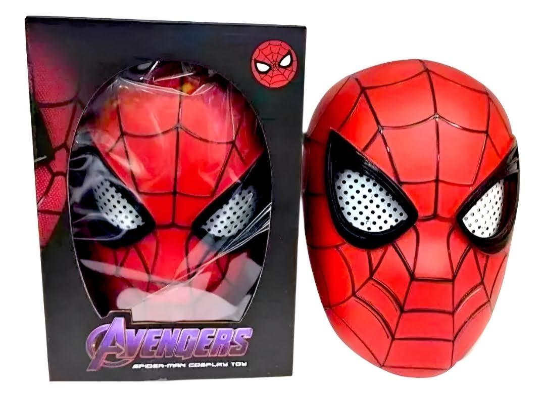 Mascara Spiderman plástica en caja