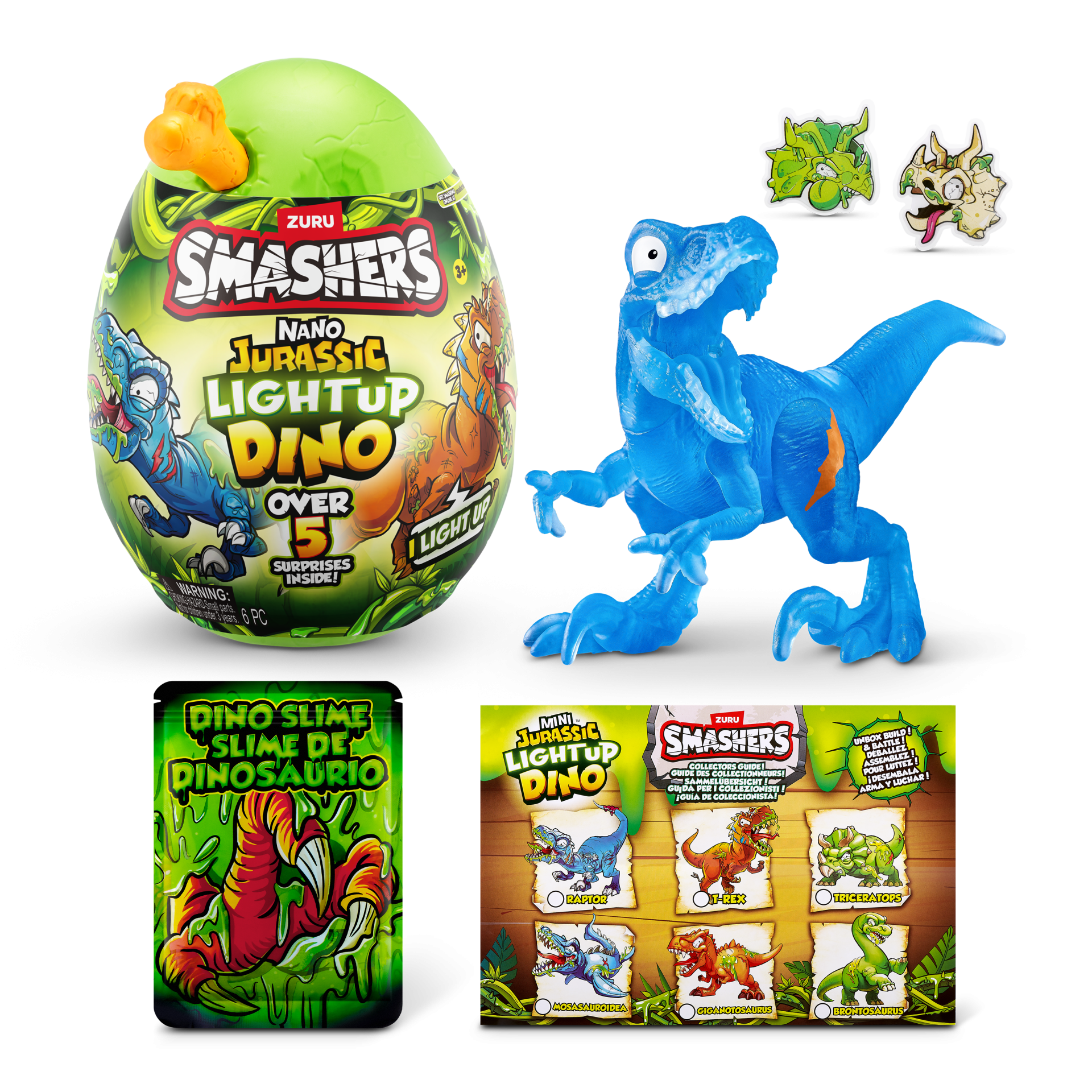 Smashers dino egg nano light up-7856
