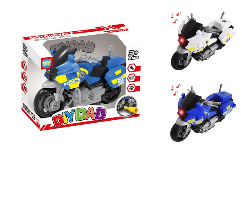 Moto Policia assembly 2mod-BL8687