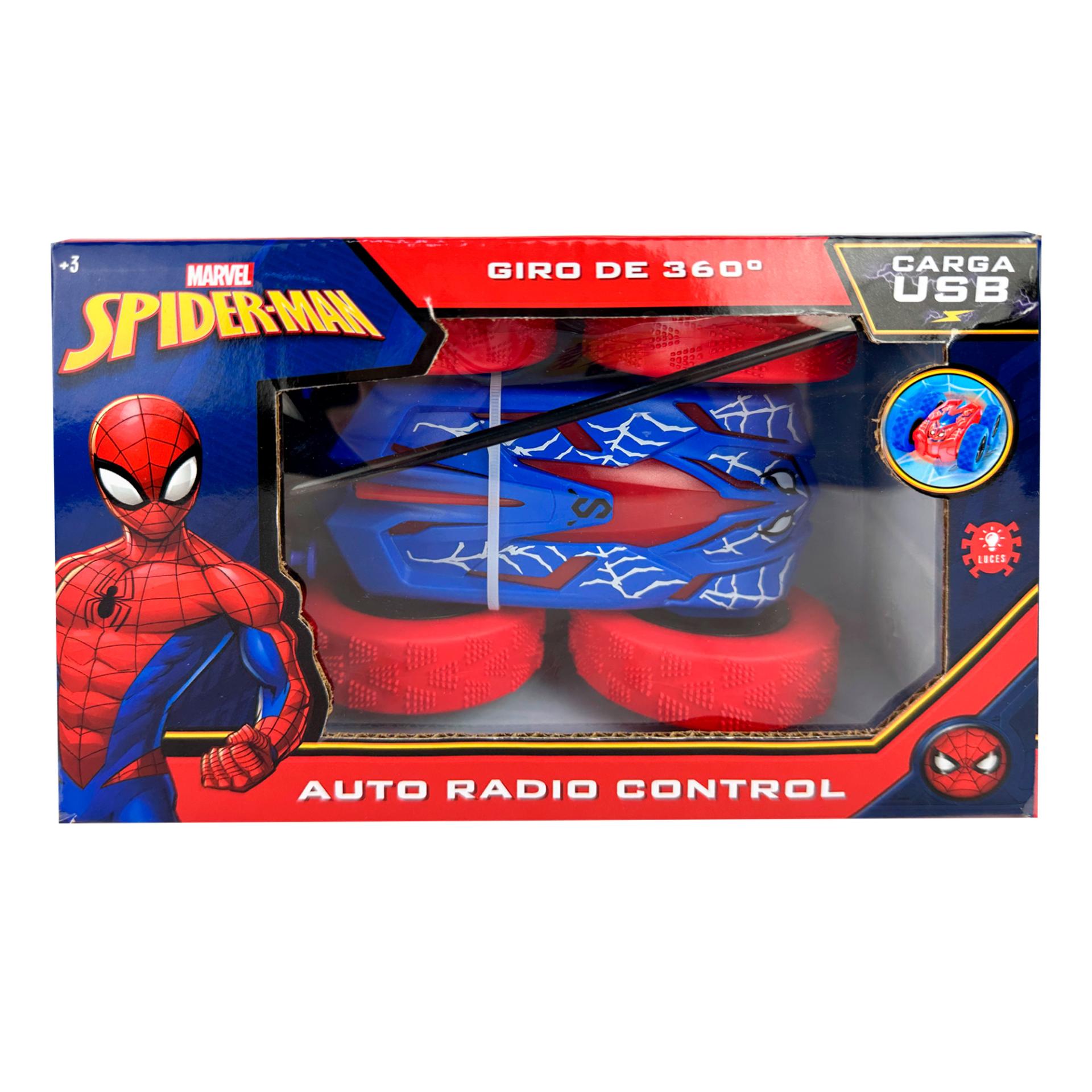 Stunt Car Spiderman carga USB-55893