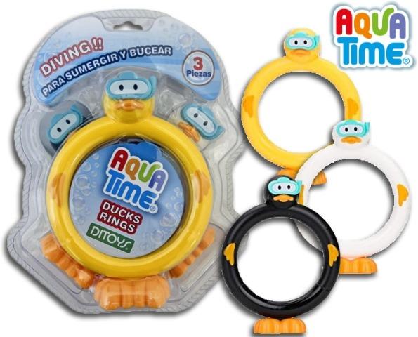 Aqua Time Ducks Rings-2725