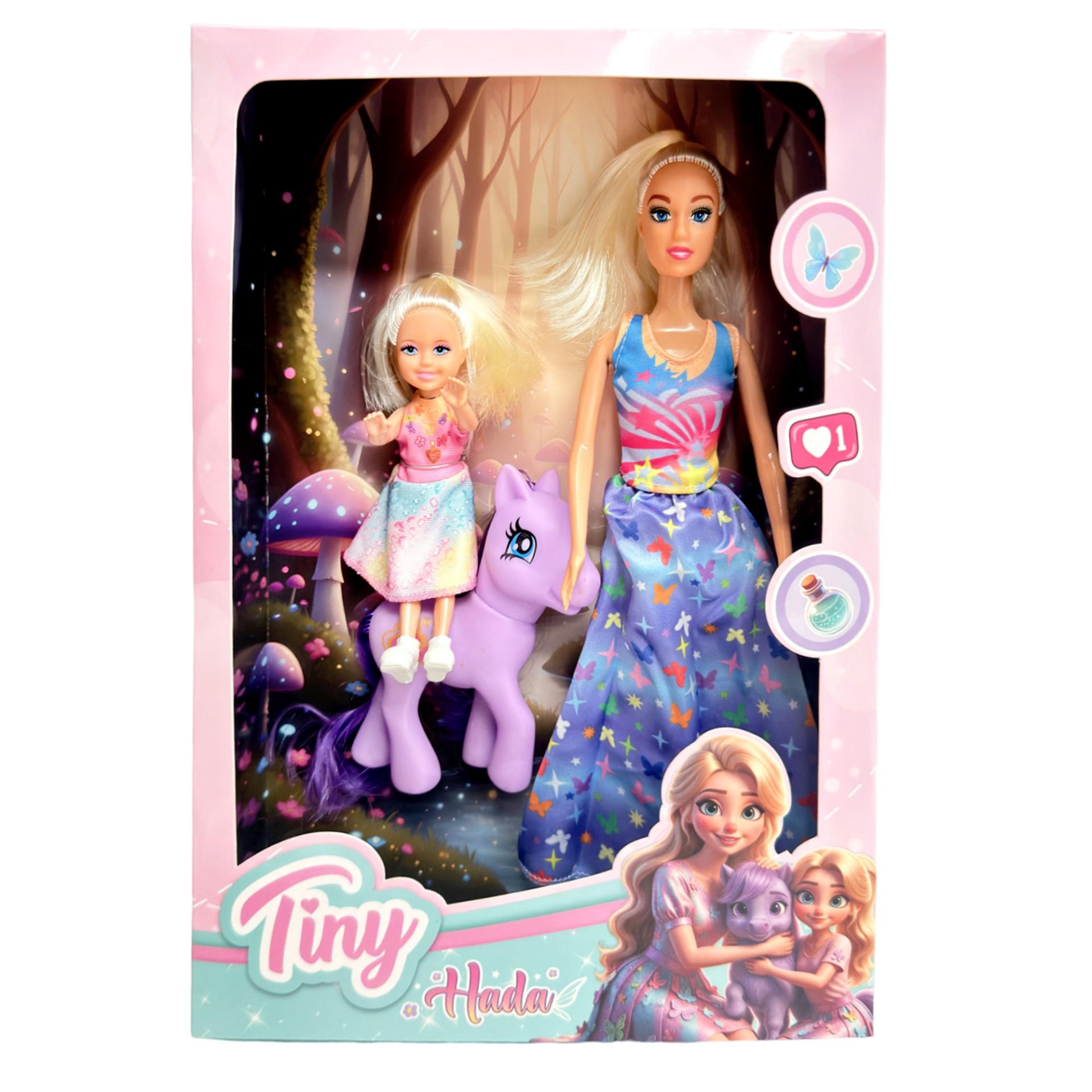 Muñeca Tiny y Lucy con su dulce Pony-57548