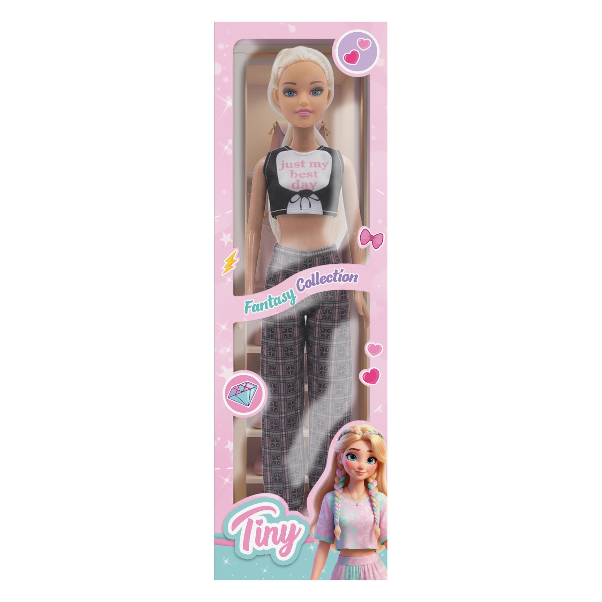 Muñeca Tiny pelos trenzados-57542