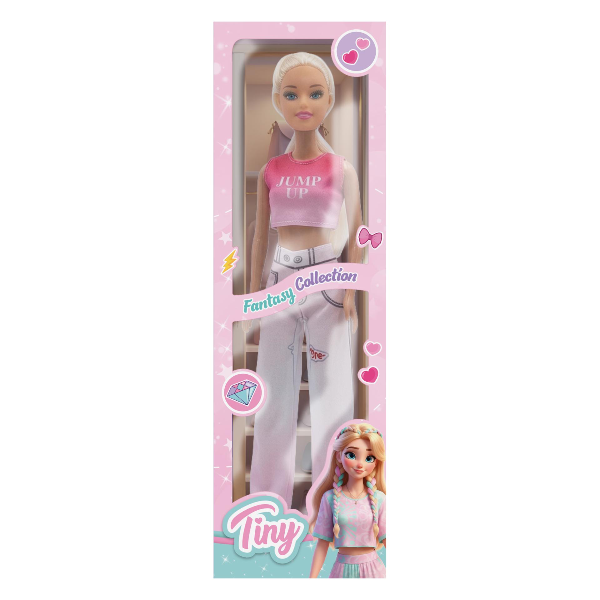 Muñeca Tiny pelos trenzados-57542