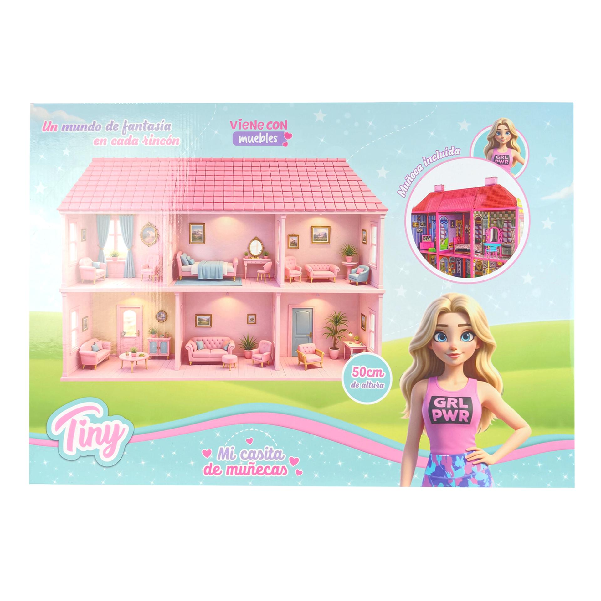 Muñeca Tiny y su casa c/accesorios-57558