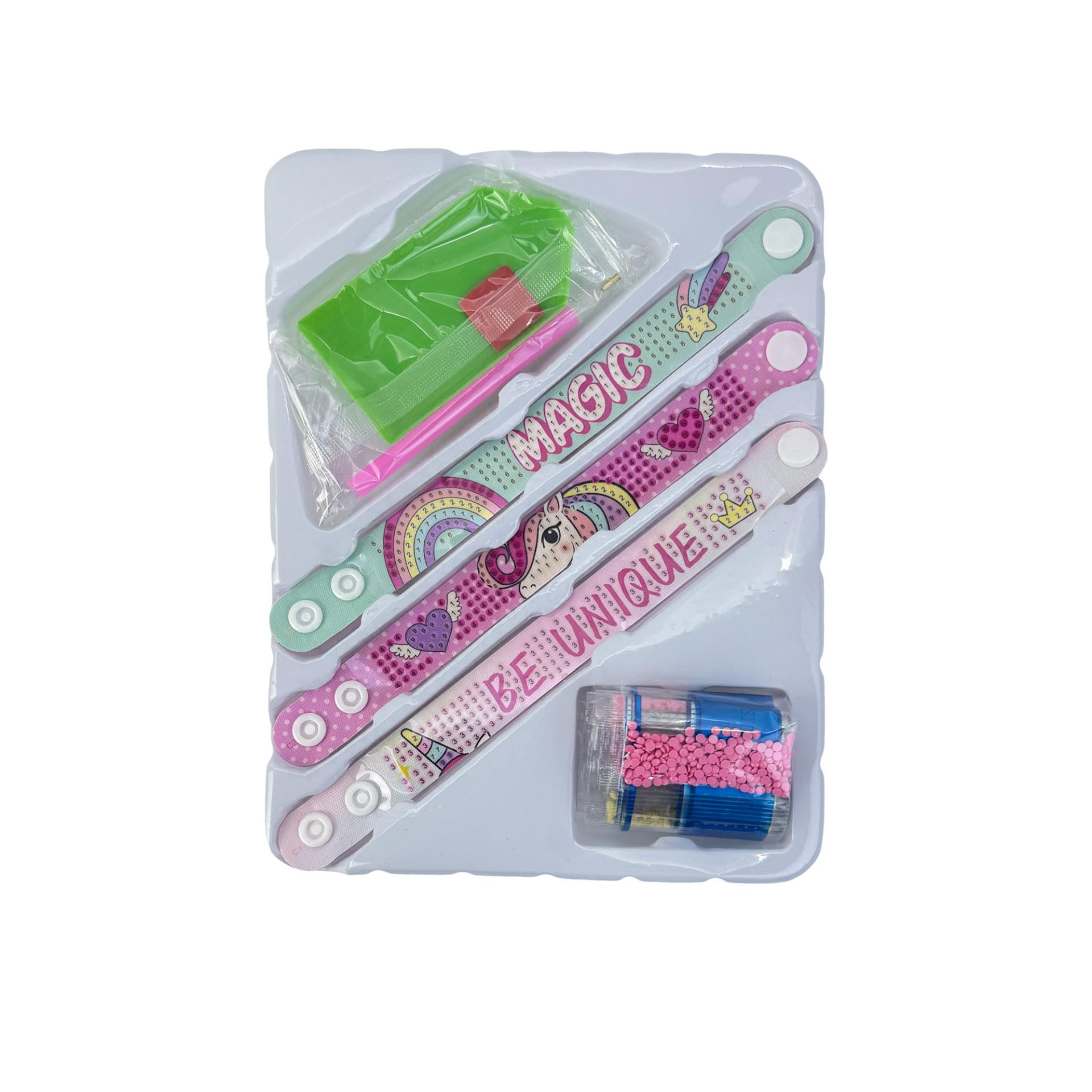 Set de pulseras con gemas - 57244