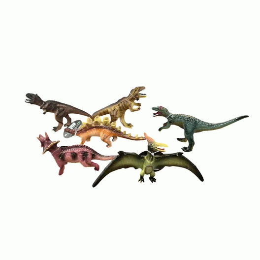 Dinosaurio de goma 20cm - 55187