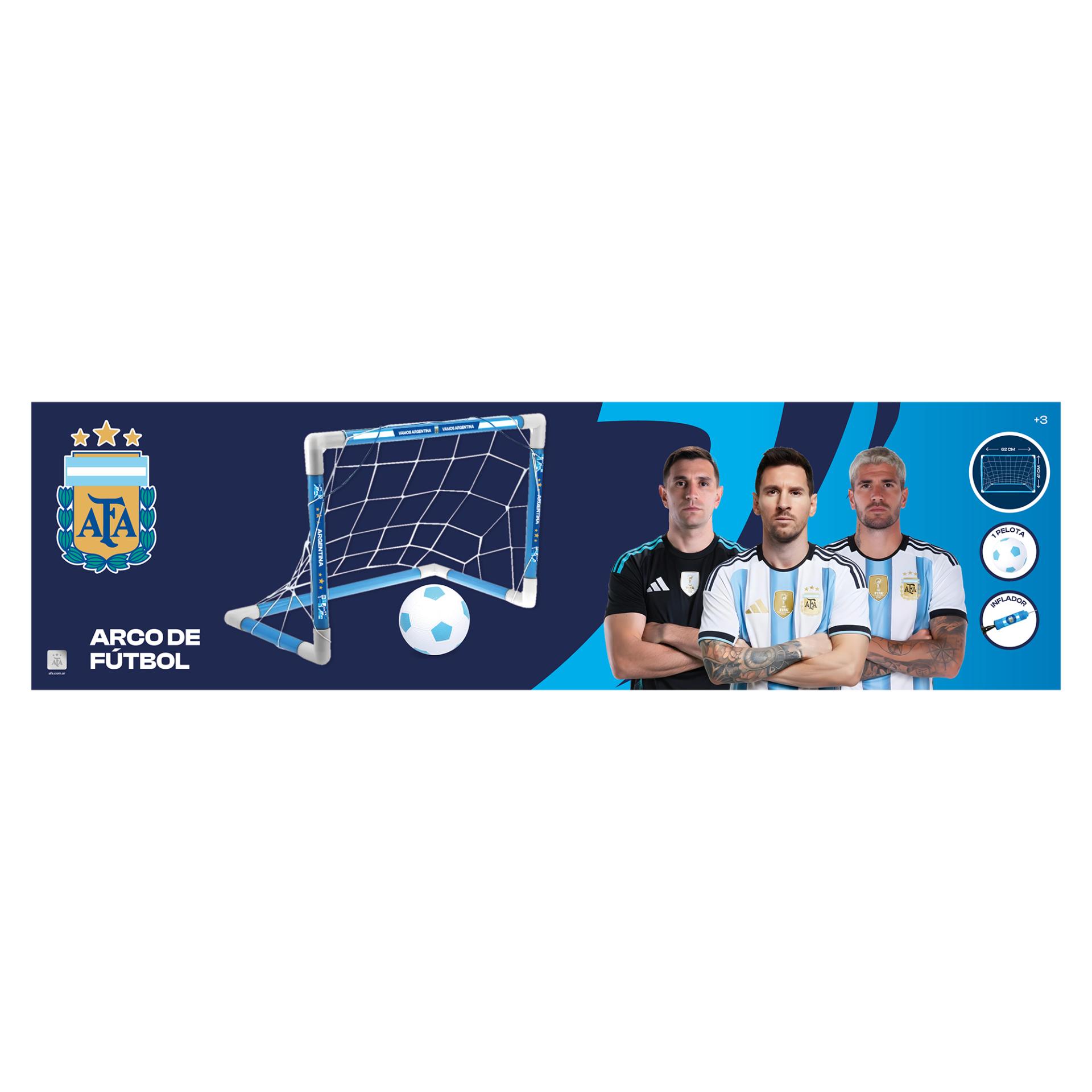 Arco de futbol con pelota AFA-57506