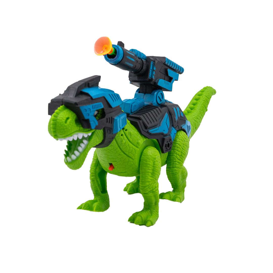 Dinosaurio a pila lanza dardos - 54340