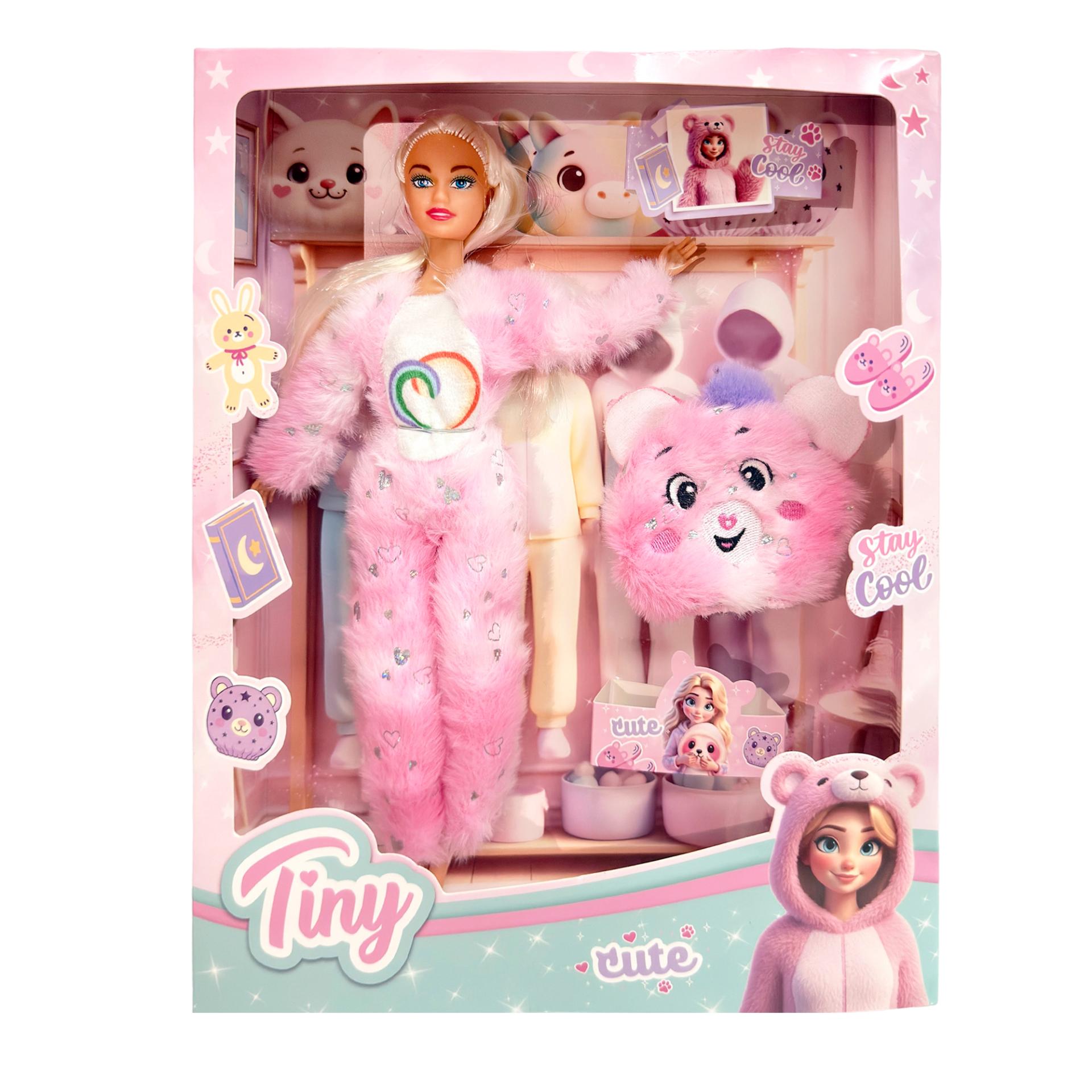 Muñeca Tiny Cute disfraz de oso-57544