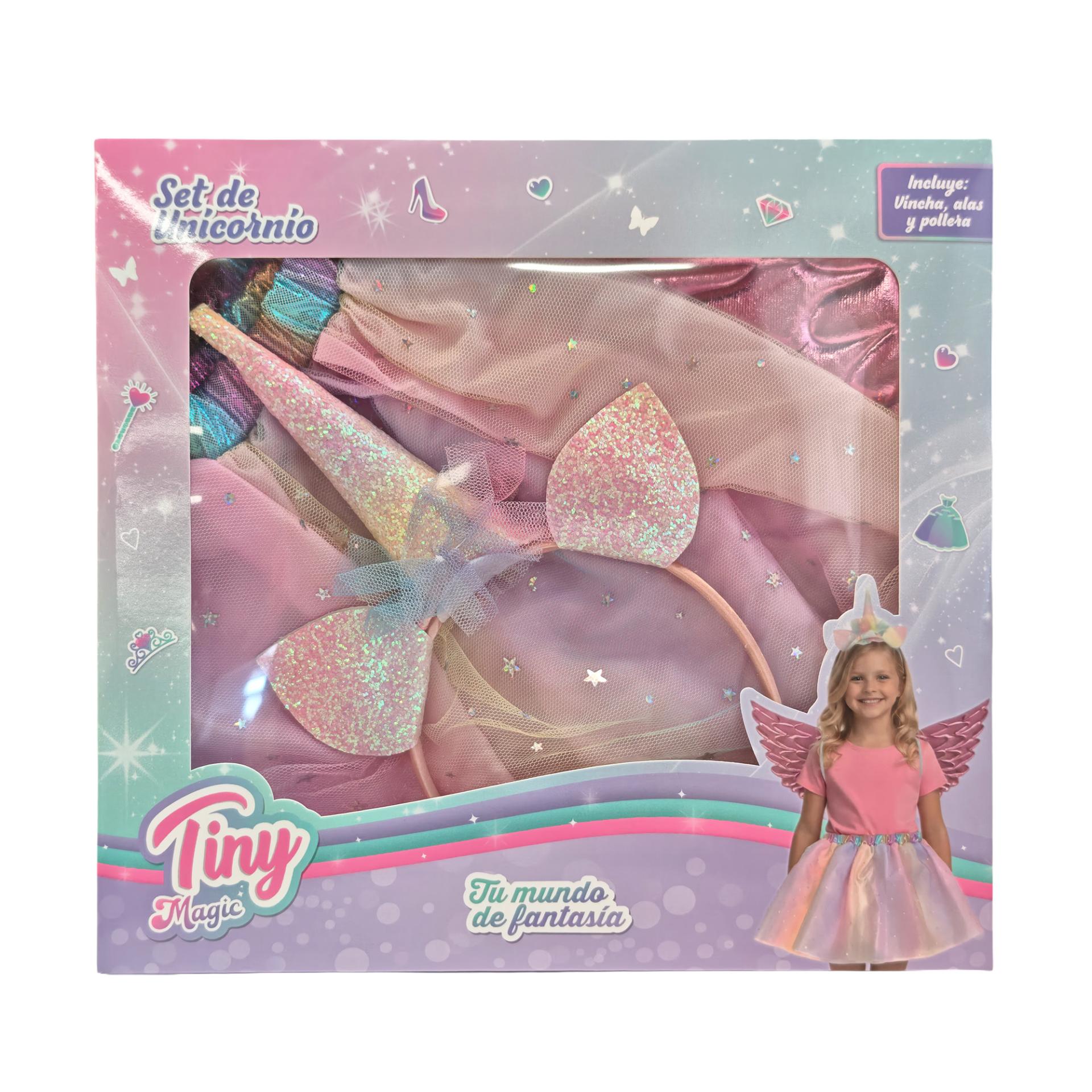 Set princesa unicornio vestido tiny-57223