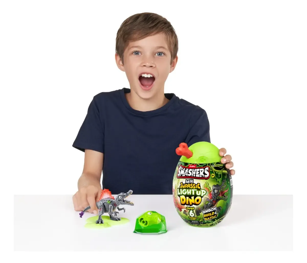 Smashers dino mini egg Light up-7855