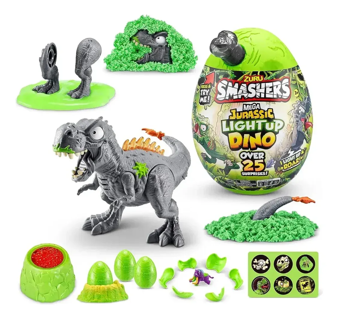 Smashers dino mega egg light up-7852