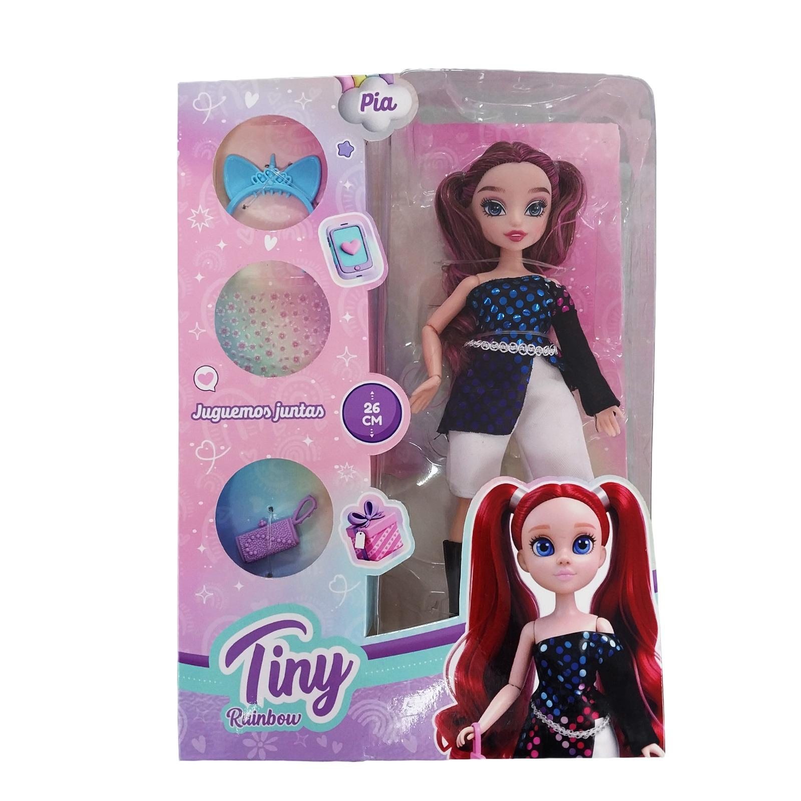 Muñeca Tiny Rainbow Belu 26cm-57272