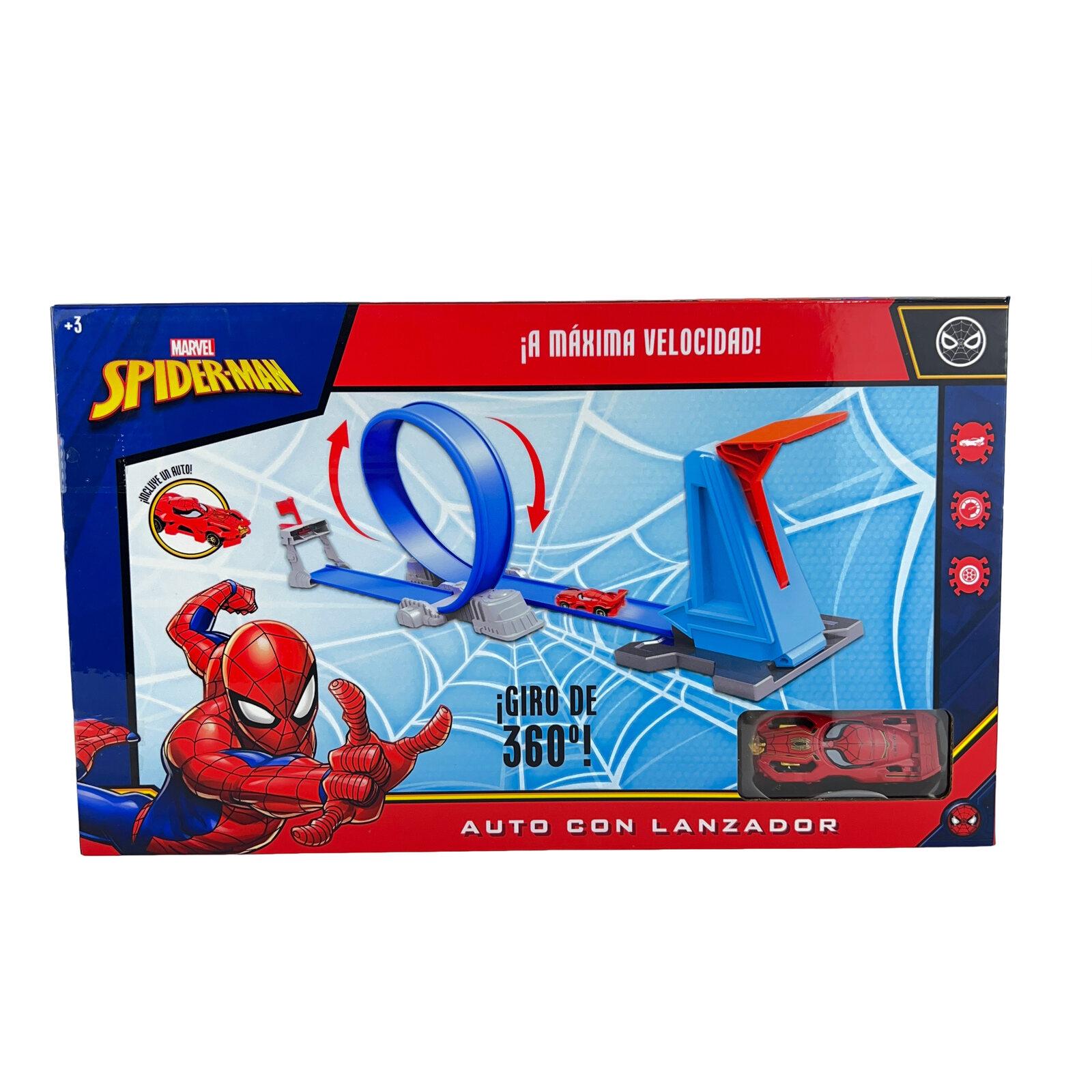 Super pista con lanzador 360º Spiderman-57606