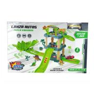 Set estacionamiento Dino con lanzador 2pisos-57613