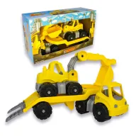 Trailer con retroexcavadora-361