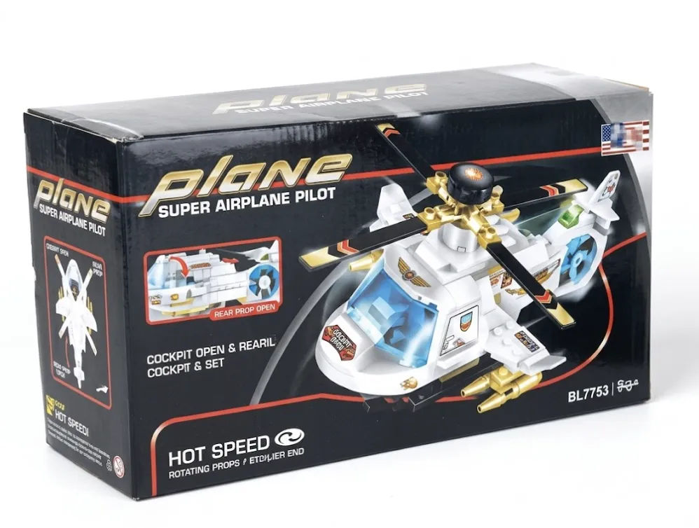 Helicoptero con luz y sonido-BL7753
