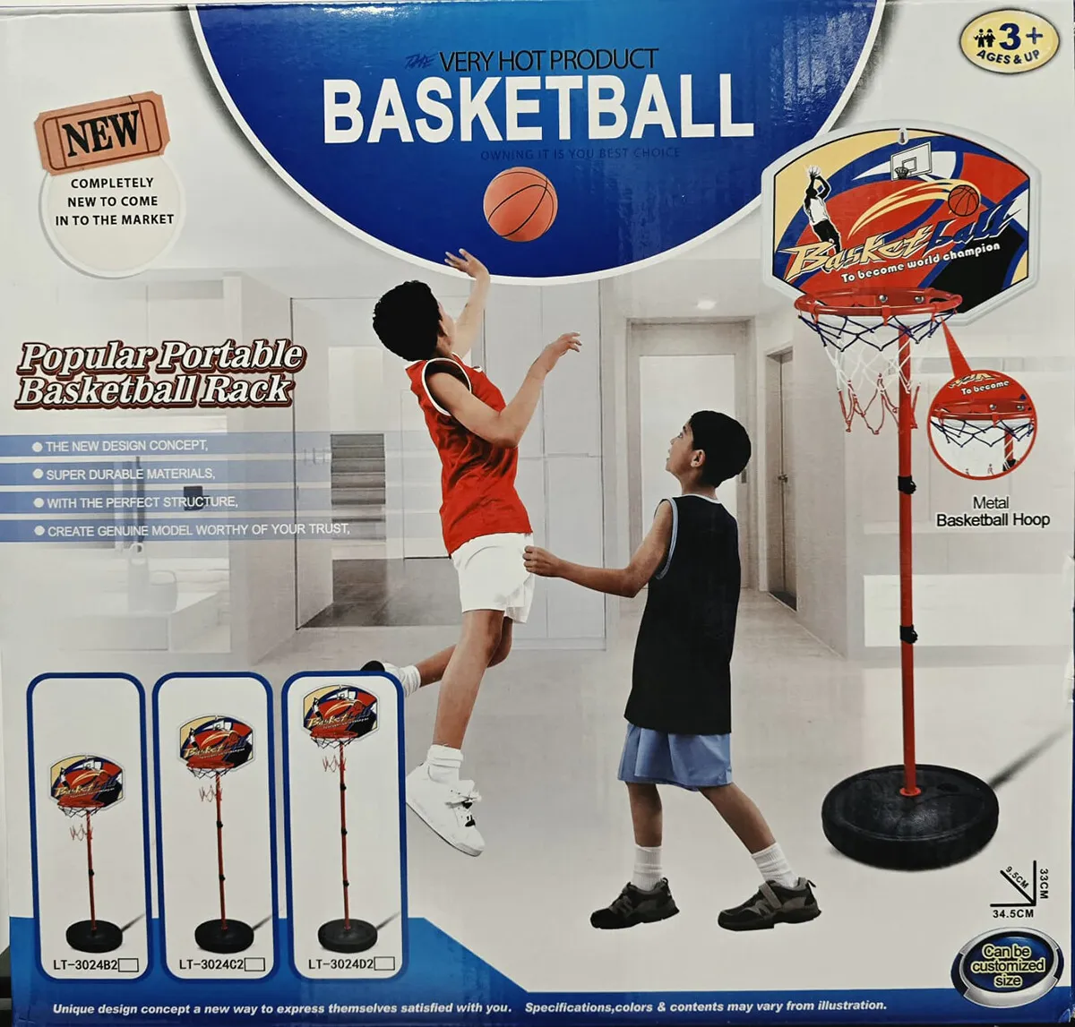 Aro de basket con base-BL9774